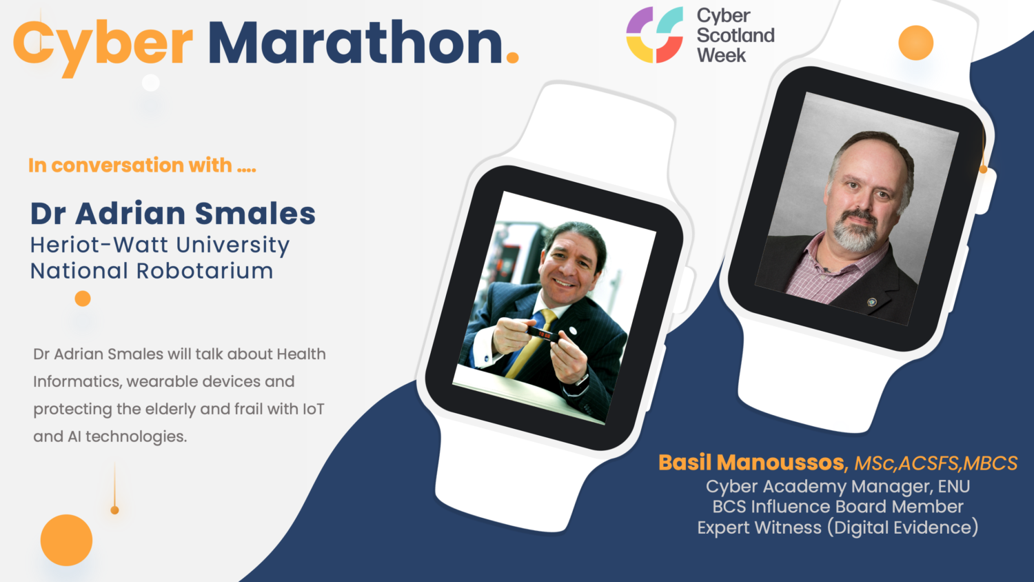 #CSW2024 | Health informatics and wearable technologies (with Dr Adrian Smales)