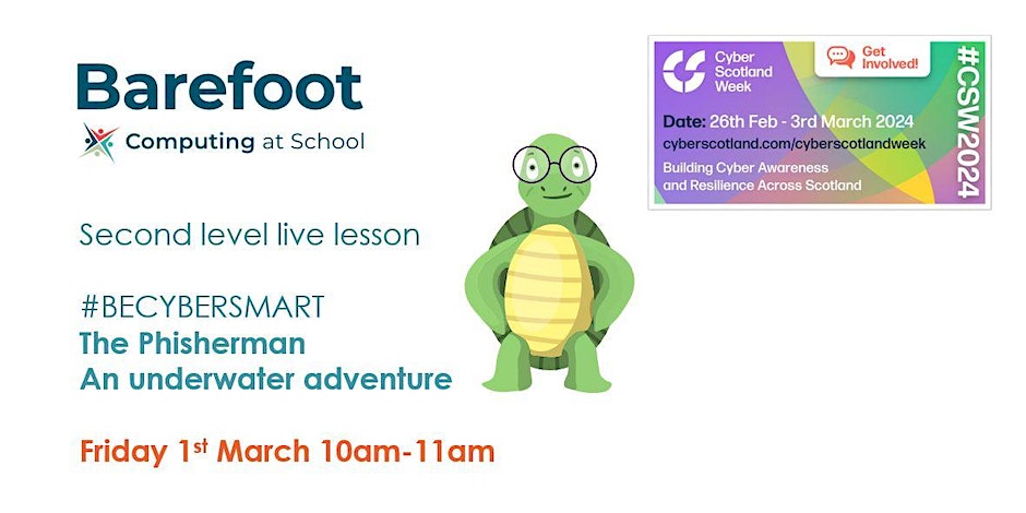 Second level live lesson with Barefoot – “The Phisherman: An Underwater Adventure”